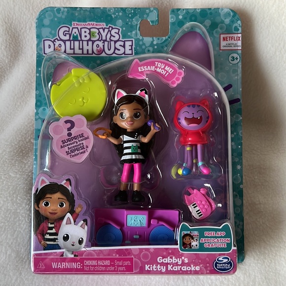 3 Gabby’s Dollhouse playsets Gabby’s Art Flower-rific Garden & Kitty Karaoke - Picture 4 of 4